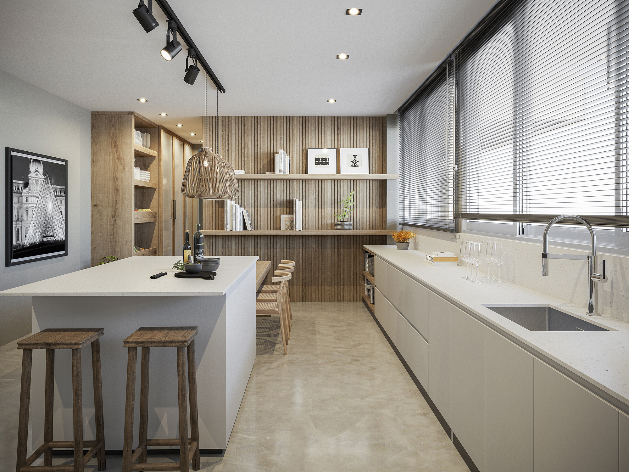luxury modern kitchen